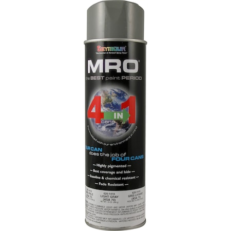 Seymour Midwest Spray Paint, Light Gray, 20 oz, 6 PK 620-1418